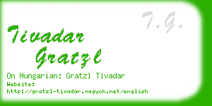 tivadar gratzl business card